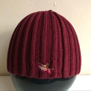 🦅🇺🇸 Red American Beanie Hat